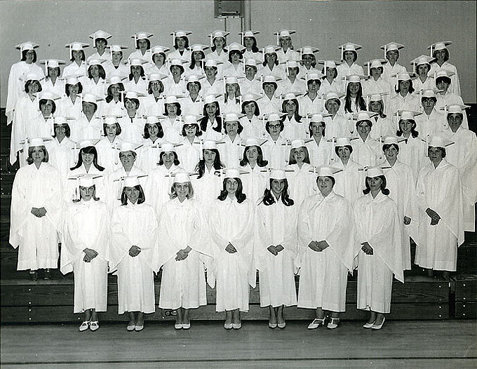 BHS 1967 Graduating Class Girls